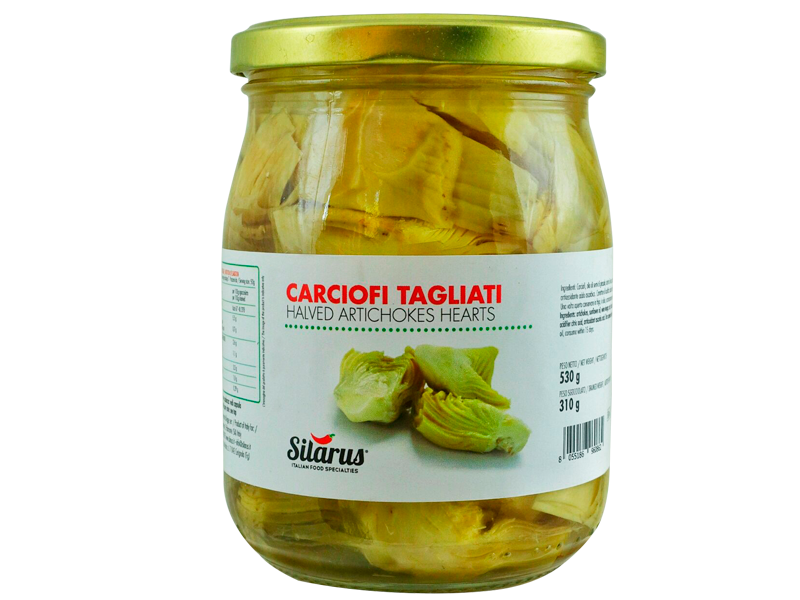 Spicchi di carciofo in olio